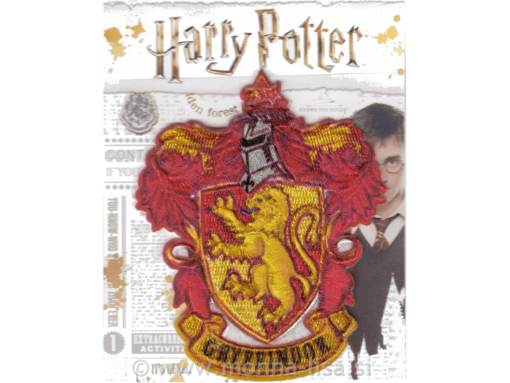 Našitek Harry Potter - Gryffindor